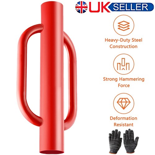 Fence post driver with handles - fence,